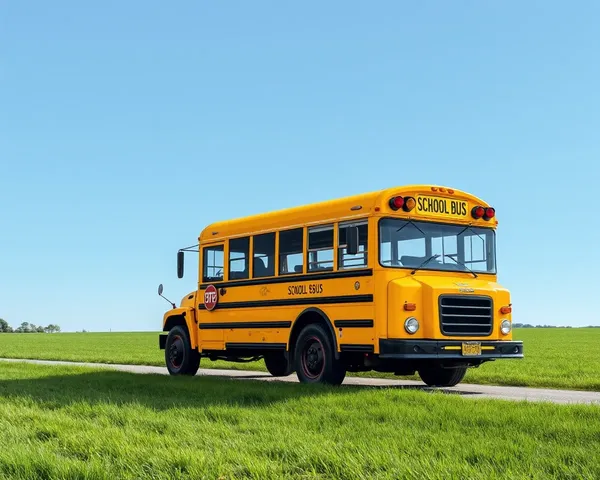 Image de bus scolaire PNG pour l'édition