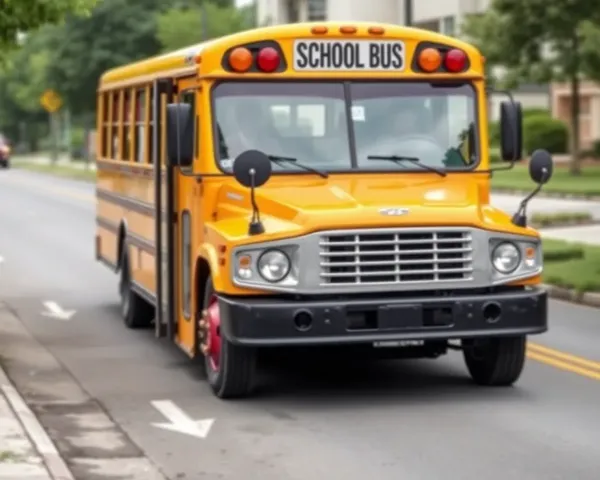 Image de bus scolaire PNG pour télécharger