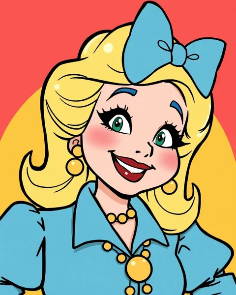 Image de cartoon de Dolly Parton non trouvée en ligne