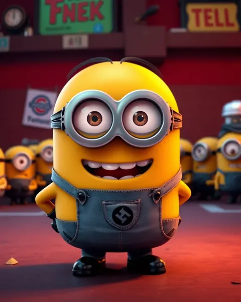 Image de cartoon des Minions mettant en valeur les interactions comiques des personnages