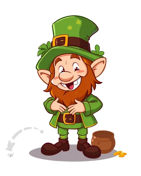 Image de cartoon du Leprechaun pour le fun et les jeux