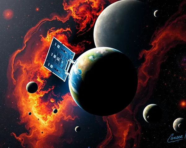 Image de fichier PNG dans l'espace