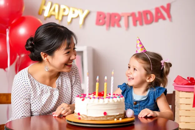 Image de fête pour le jour spécial de ta fille