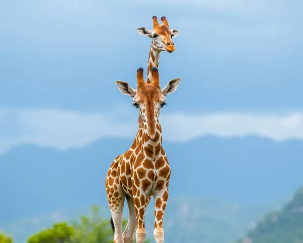 Image de girafe PNG trouvée