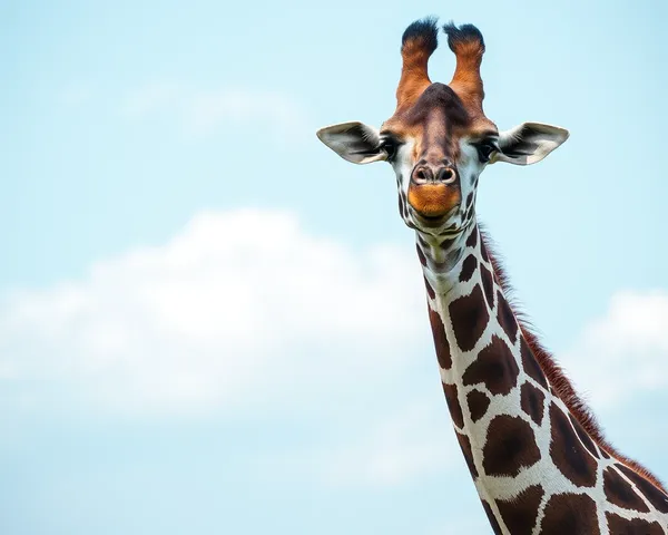 Image de girafe PNG