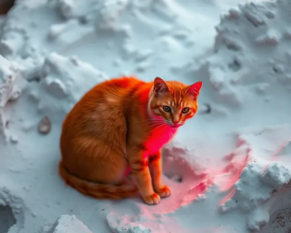 Image de l'Étoile Vega Capturée par le Chat Rouge 51