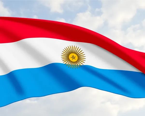 Image de la bandera d'Argentine ronde disponible