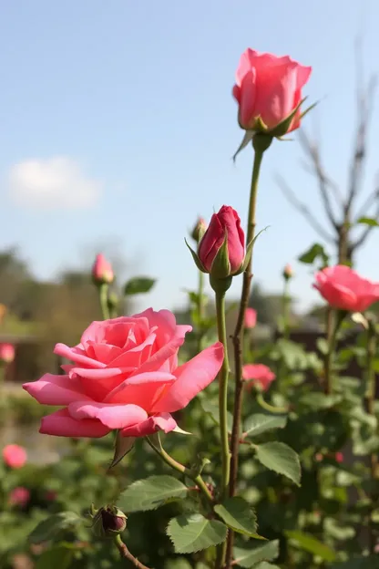 Image de la rose matinale : moment de photographie florale agréable