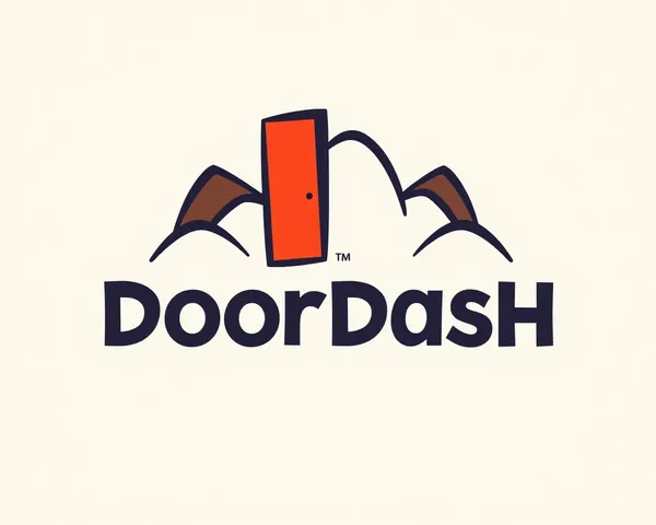 Image de logo DoorDash en format PNG pour usage commercial