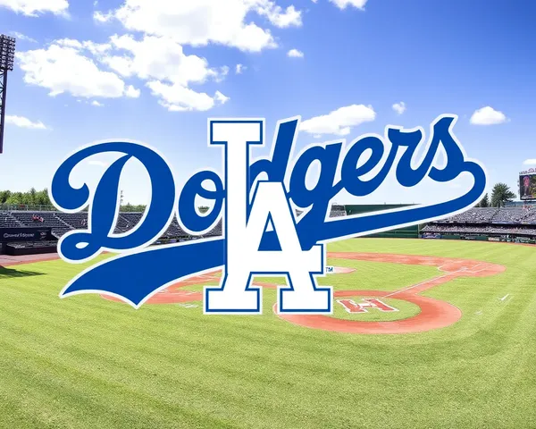 Image de logo transparente des Dodgers de Los Angeles en PNG