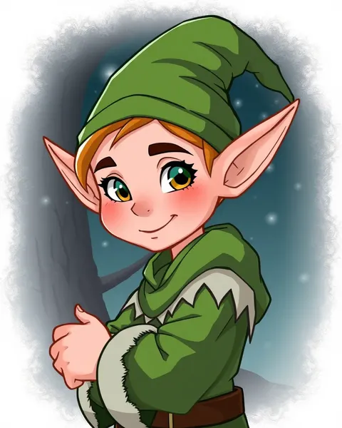 Image de lutin avec joie malicieuse dans les dessins animés