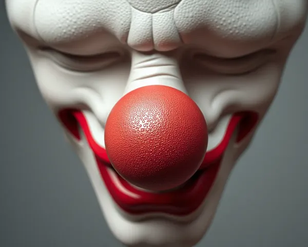 Image de nez de clown pour les médias sociaux