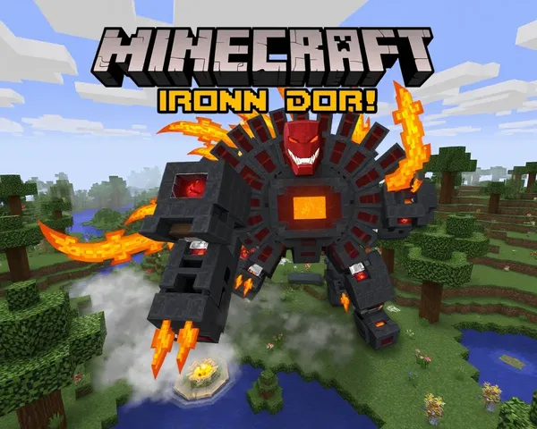 Image de porte en fer de Minecraft en format PNG récupérée