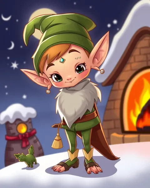 Image de prince elf de cartoon fantastique