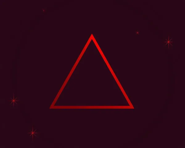 Image de triangle à angle droit rouge disponible en PNG