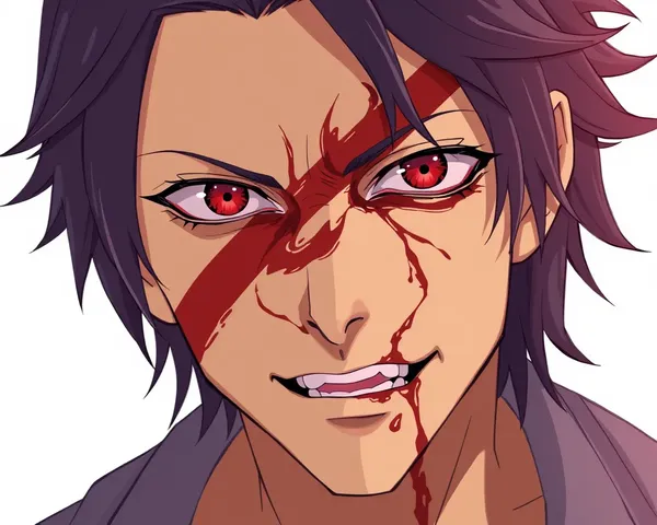 Image de visage de scar anime disponible en PNG