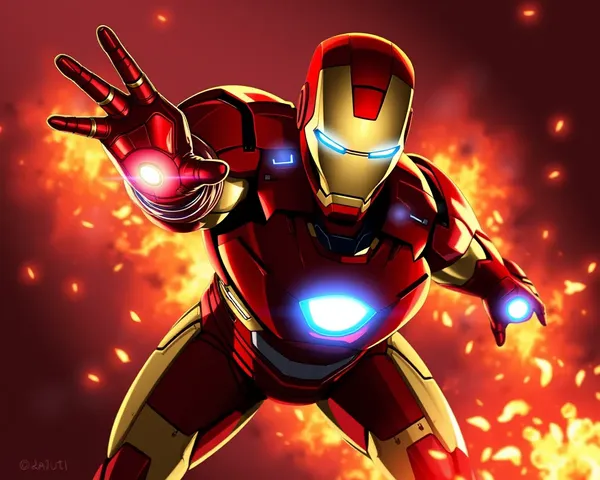 Image transparente d'Iron Man en format PNG