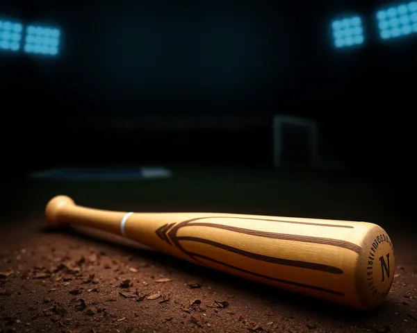 Image transparente d'un bat de baseball gratuit PNG