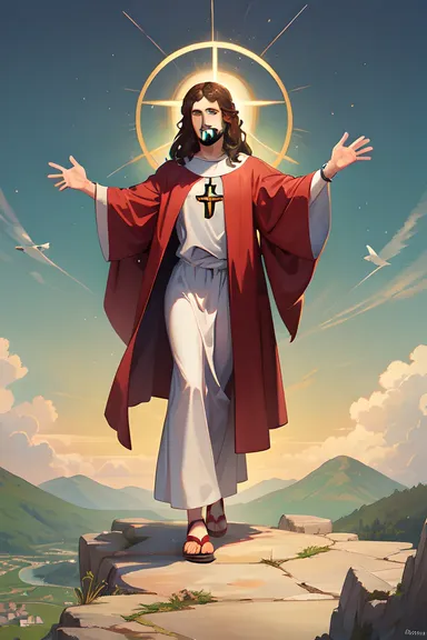 Images animées de Jésus : galerie d'images animées de Jésus apparaissant