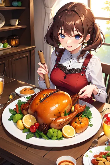 Images animées pour la célébration de la fête du Thanksgiving