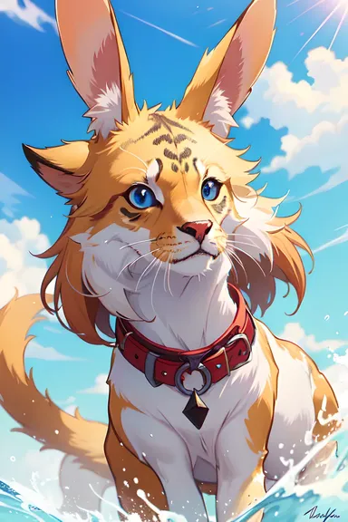 Images d'Animaux d'Anime Présentent des Personnages Mignons et des Mondes de Fantasy