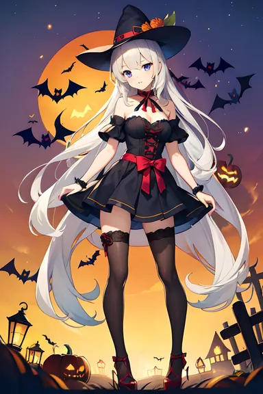 Images d'Anime Halloween : Conceptions de Monstres Crépusculaires