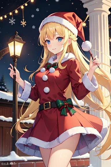 Images d'Anime de Noël pour la Saison Festive