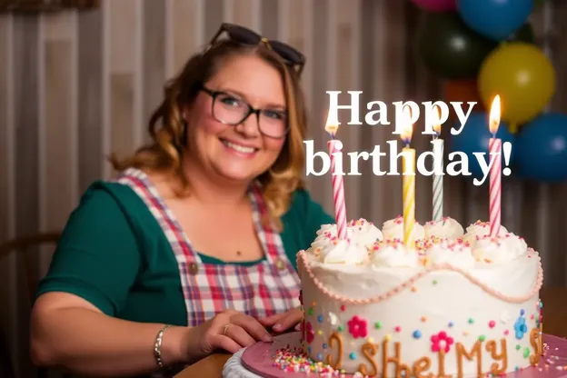 Images d'Anniversaire pour Shelly : Gâteaux Sucrés et Traîts