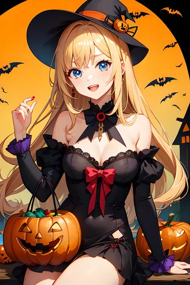 Images d'Halloween anime : scènes anime effrayantes