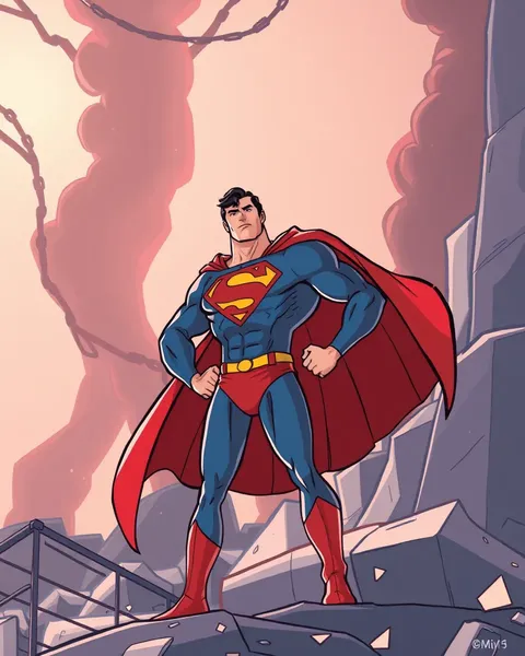 Images d'animation de Superman