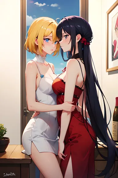 Images d'anime lesbienne pour inspiration