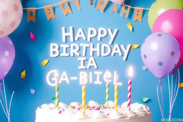 Images d'anniversaire de Gabriel pour une occasion mémorable