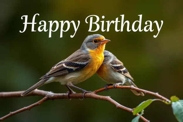 Images d'oiseau de birthday Abondent