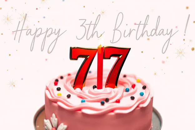 Images de 77e anniversaire heureux, faites-en un jour inoubliable