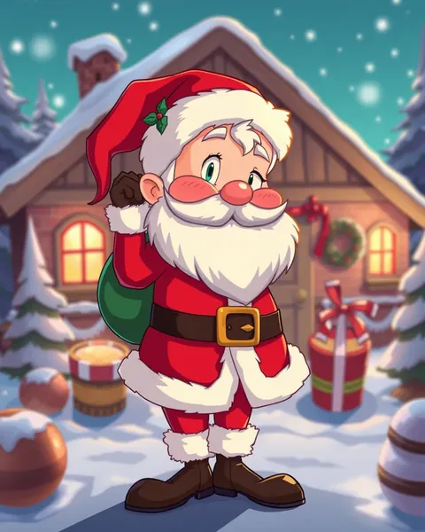 Images de BD de Madame Claus pour une fête d'hiver