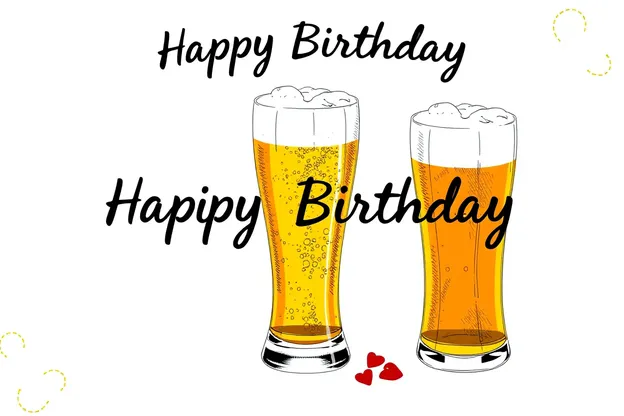 Images de Bière d'Anniversaire avec Occasion Joyeuse