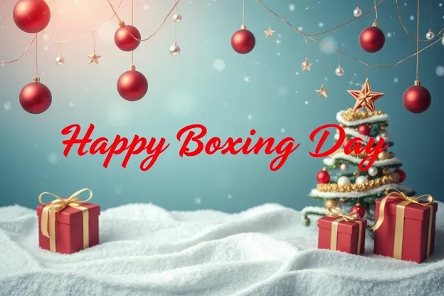 Images de Boxing Day joyeuses pour une occasion heureuse