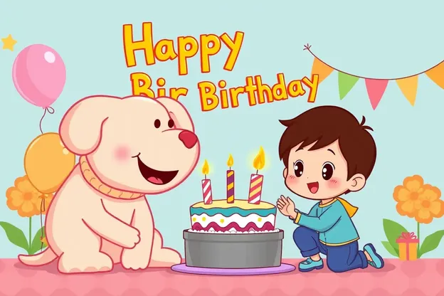 Images de Cartoon pour un Anniversaire Joyeux avec des Célébrations Gaies