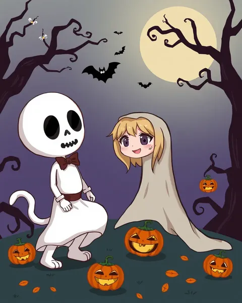 Images de Cartoons d'Halloween pour Fête d'Halloween des Enfants