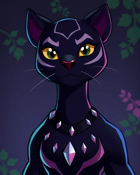 Images de Cartoons de Black Panther pour Téléphones Mobiles