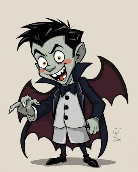 Images de Dracula en cartoon