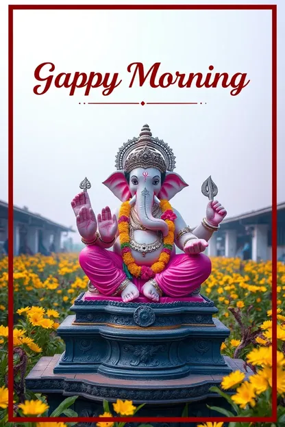 Images de Ganapathi Bonne Jour pour un Départ Nouveau