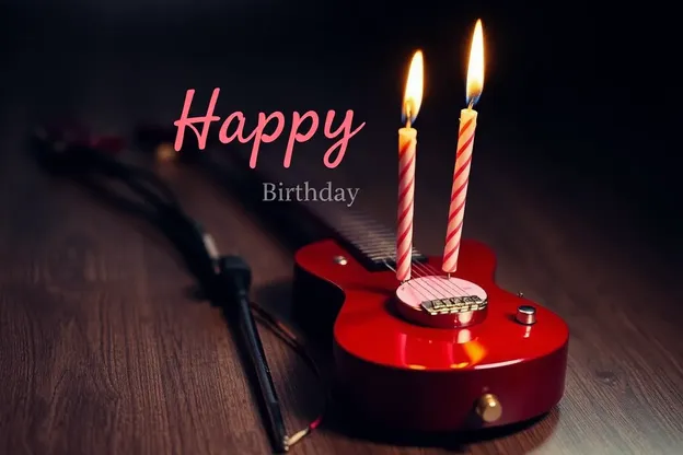 Images de Guitarre de Joyeux Anniversaire pour Inspiration Musicale