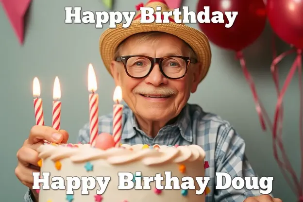 Images de Joyeux Anniversaire Doug avec Des Chapeaux de Fête