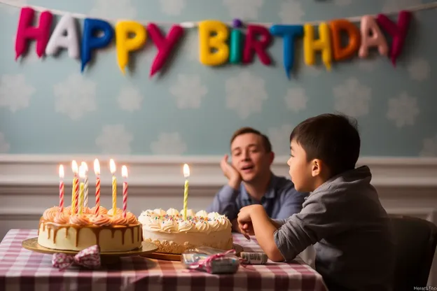 Images de Joyeux Anniversaire de Timothy avec Gâteaux et Ballons