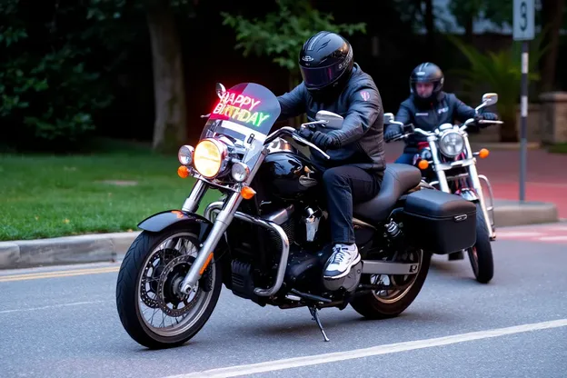 Images de Joyeux Anniversaire pour le Biker pour Célébrer la Vie