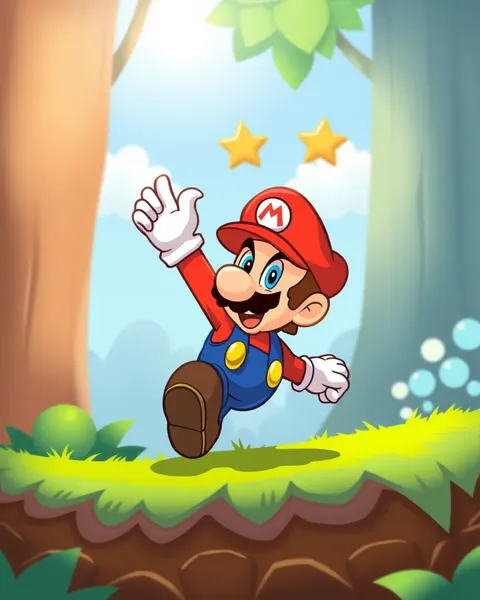 Images de Mario en cartoon : les personnages iconiques de Mario sous forme de cartoon