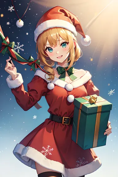 Images de Noël de l'Anime pour le Fun des Vacances d'Hiver