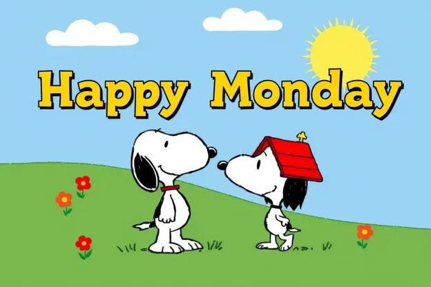 Images de Snoopy apportent toujours du bonheur le lundi