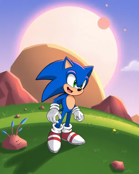 Images de Sonic pour l'entertainment des enfants